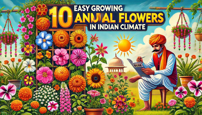 10 Easy Growing Annual Flowers for Home Décor in Indian Climate