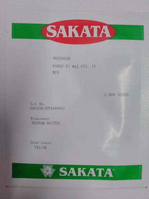 Pansy F1 MAJ. GTS MIX (Sakata) - Farmers Stop