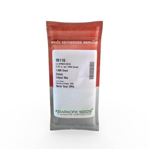 Zinnia Liliput Mix (AsiaPacific Seeds, New Zealand) - Farmers Stop