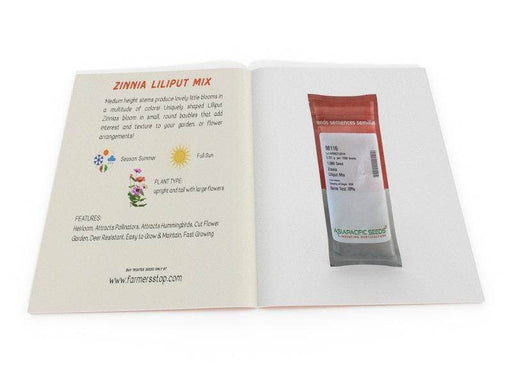 Zinnia Liliput Mix (AsiaPacific Seeds, New Zealand) - Farmers Stop