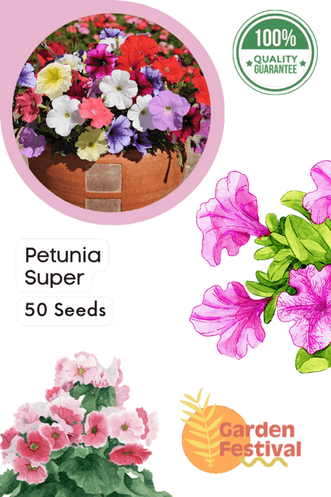 Petunia Super Mix (Garden Festival) - Farmers Stop