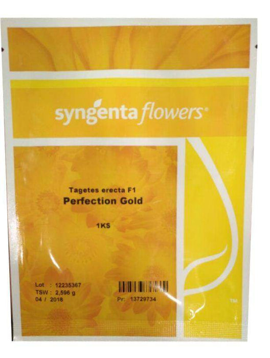 Perfection Gold Marigold/Inca Gold (Goldsmith/SFlowers) - Farmers Stop
