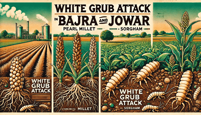 White Grub Attack in Bajra Crop: Causes, Symptoms, and Solutions