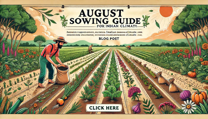 August Sowing Guide for Vegetables, Flowers, and Exotic Herbs in Indian Climate