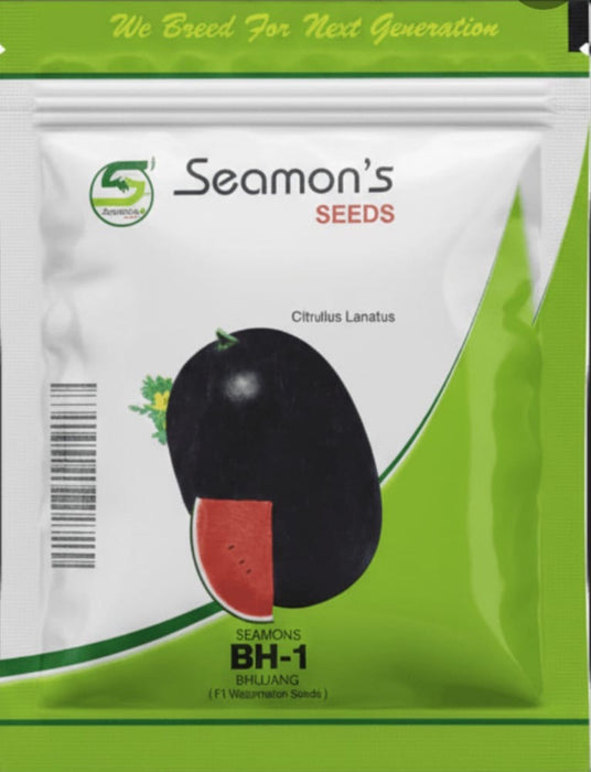 BH-1 (Bhujang )F1 Hybrid Watermelon (Seamons Seeds)
