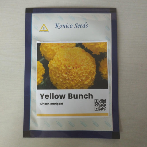 Yellow Bunch Kolkata Type Marigold (Konico Seeds) - Farmers Stop