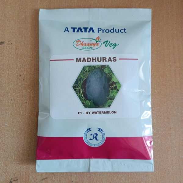 Madhuras F1 Hybrid Icebox type Watermelon (Dhanya Seeds - A TATA Product) - Farmers Stop
