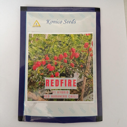 RedFire Exotic Habanero Hybrid F1 Red Chilli (Konico Seeds) - Farmers Stop