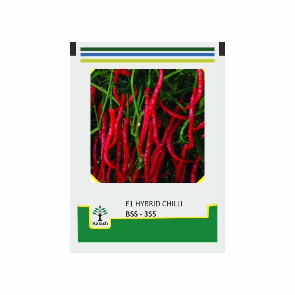 BSS-355 F1 BYADGI Hybrid Chilli (Kalash Seeds) - Farmers Stop