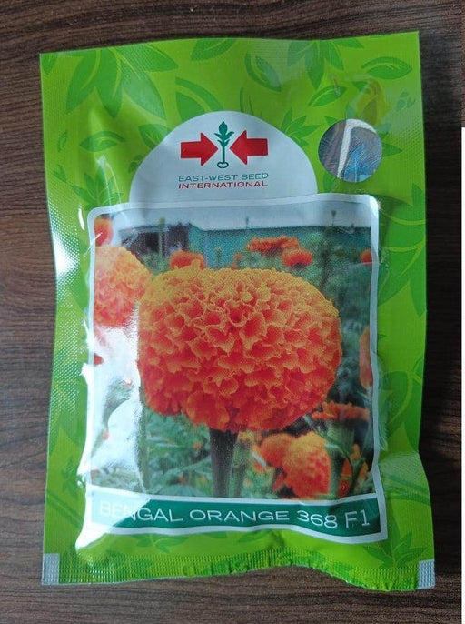 Bengal Orange 368 F1 Hybrid Marigold (East West Seeds) - Farmers Stop