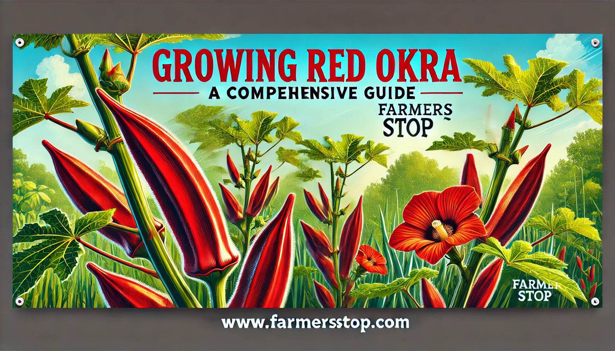 KUMKUM F1 HYBRID RED OKRA(ADVANTA) - Farmers Stop
