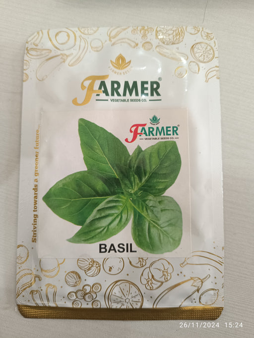 Basil Green (Genovese) (Farmer Seed) - Farmers Stop