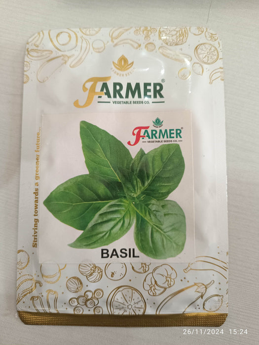 Basil Green (Genovese) (Farmer Seed) - Farmers Stop