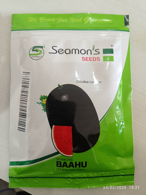 Baahu/बाहु F1 Hybrid Watermelon (Seamons Seeds) - Farmers Stop