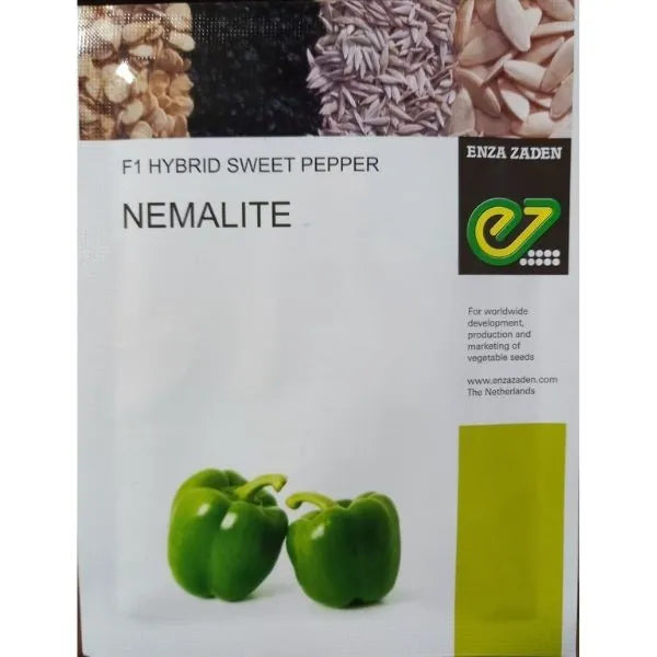 Nemalite F1 Hybrid Green to Red Blocky Pepper (Enza Zaden) - Farmers Stop