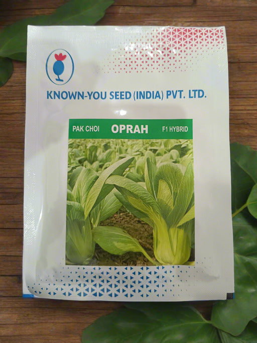 "Pai-Tsai OPRAH Bok Choy Seeds – Fast Growing 30 Day Variety – 140g Size"