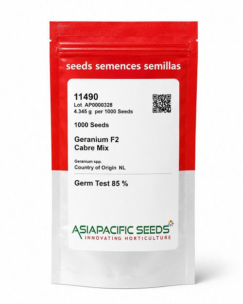 Geranium F2 Cabre Mix Seeds (AsiaPacific Seeds)