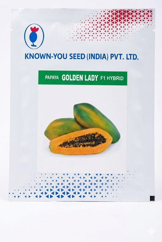 Golden Lady Hybrid F1 Papaya (Known You Seeds - Taiwan)