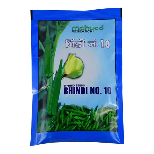 Bhindi No. 10 F1 Hybrid Okra (Mahyco) - Farmers Stop