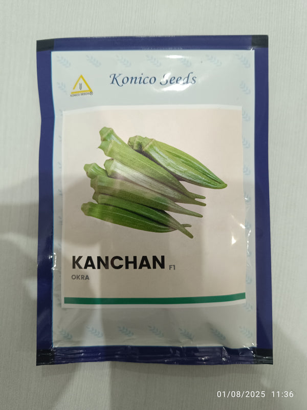 Kanchan/कंचन F1 Hybrid Bhindi/Okra (Konico Seeds) - Farmers Stop