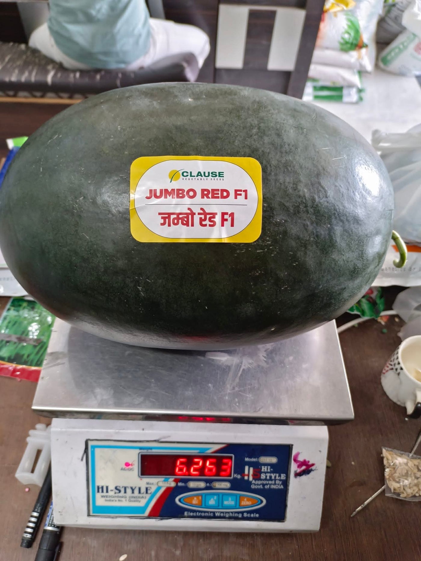 Jumbo Red F1 Hybrid Watermelon (Clause Seeds)