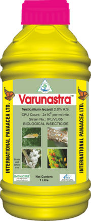 Varunastra – Verticillium lecanii (Liquid) BioInsecticide (IPL) - Farmers Stop
