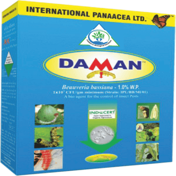 Daman – Beauveria bassiana (Wettable Powder) BioInsecticide (IPL) - Farmers Stop