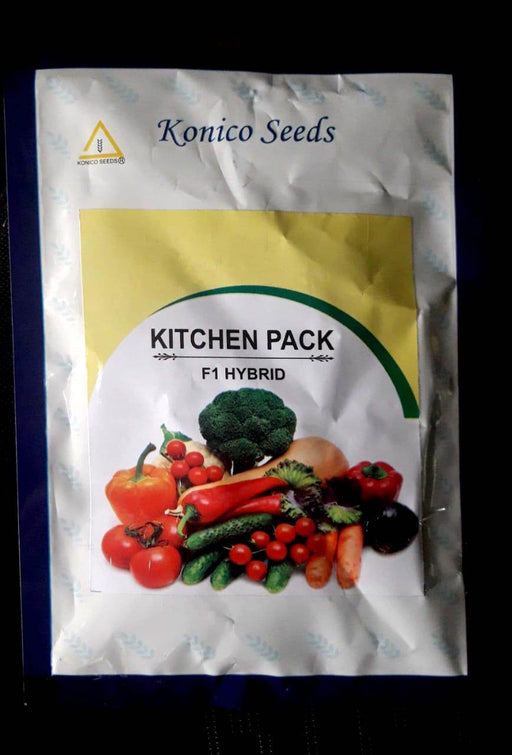 Kitchen Garden Hybrid F1 Seeds Pack (Konico Seeds) - Farmers Stop