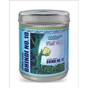 Bhindi No. 10 F1 Hybrid Okra (Mahyco) - Farmers Stop