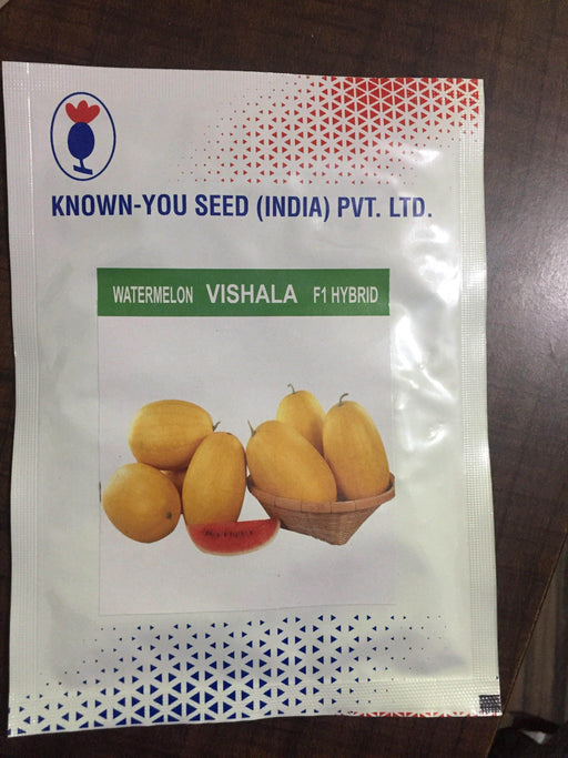 Vishala/विशाला Hybrid Watermelon Ice Box Type-Red Flesh (Known You Seeds) - Farmers Stop