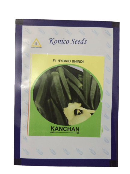 Kanchan/कंचन F1 Hybrid Bhindi/Okra (Konico Seeds) - Farmers Stop