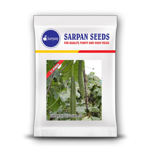 Ridge gourd-33 F1 Hybrid Ridge gourd (Sarpan Seeds) - Farmers Stop