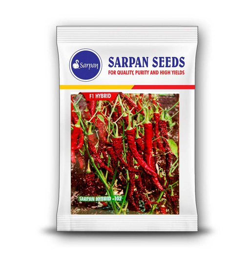 Sarpan 102 -  F1 Hybrid Byadgi Paprika Chilli  (Sarpan Seeds) - Farmers Stop