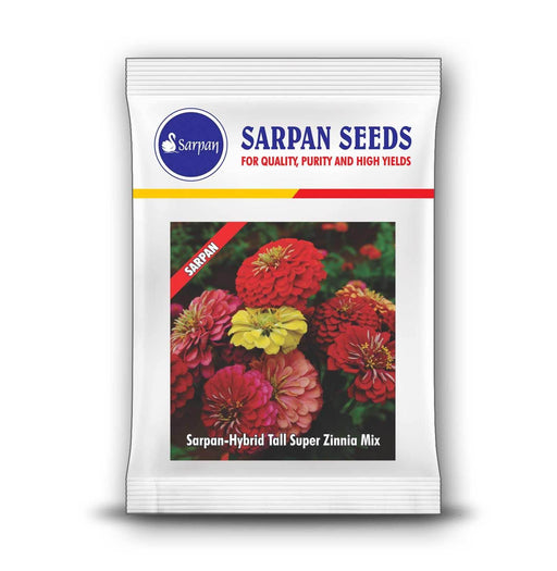 Super Zinnia Tall Mix Hybrid (Sarpan Seeds) - Farmers Stop