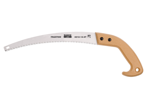 Toothed Pruning Saws with Wooden Handle (BAHCO) - Farmers Stop