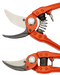 Bypass Secateurs with Stamped/Pressed Steel Handle and Narrow Cutting Head (BAHCO) - Farmers Stop