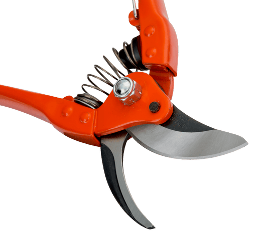 Bypass Secateurs with Stamped/Pressed Steel Handle and Narrow Cutting Head (BAHCO) - Farmers Stop
