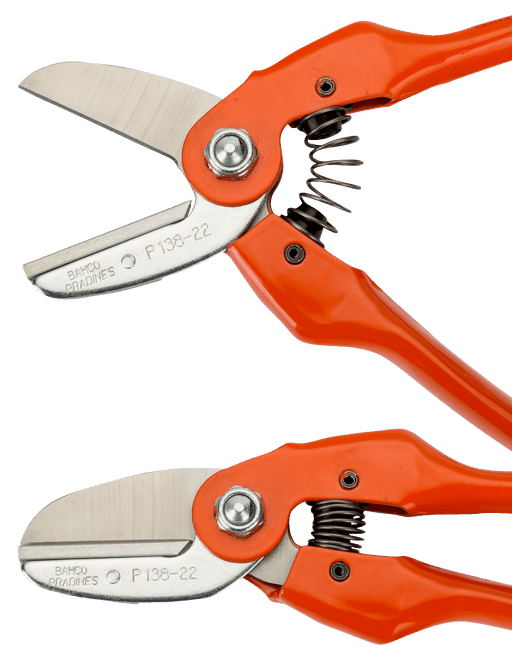 Anvil Secateurs with Stamped/Pressed Steel Handle (BAHCO) - Farmers Stop
