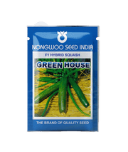 Green House F1 Hybrid Green Zucchini (Nongwoo Seed India) - Farmers Stop
