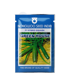 Green House F1 Hybrid Green Zucchini (Nongwoo Seed India) - Farmers Stop
