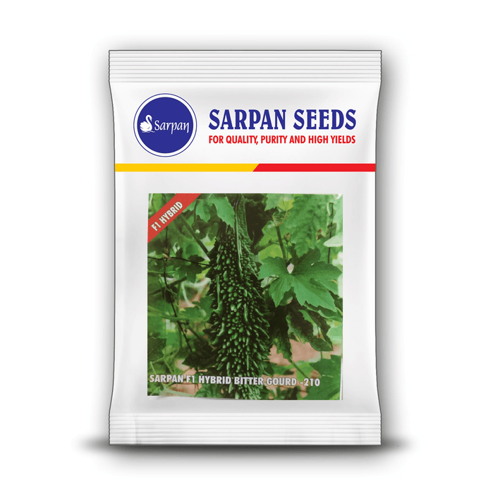 Sarpan-210 F1 Hybrid Bitter Gourd (Sarpan Seeds) - Farmers Stop