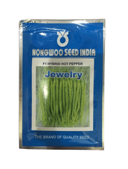 JEWELRY F1 Hybrid Hot Pepper/Chilli (Nongwoo Seed India) - Farmers Stop