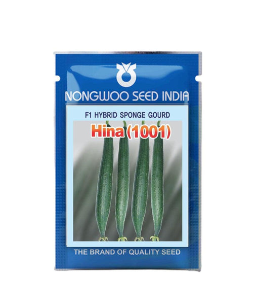 Hina 1001  F1 Hybrid Sponge Gourd (Nongwoo Seed India) - Farmers Stop