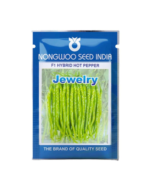 JEWELRY F1 Hybrid Hot Pepper/Chilli (Nongwoo Seed India) - Farmers Stop