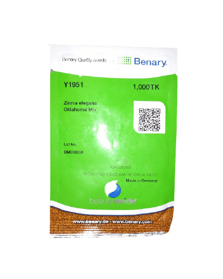 Oklahoma F1 Hybrid Zinnia elegans (Benary) - Farmers Stop