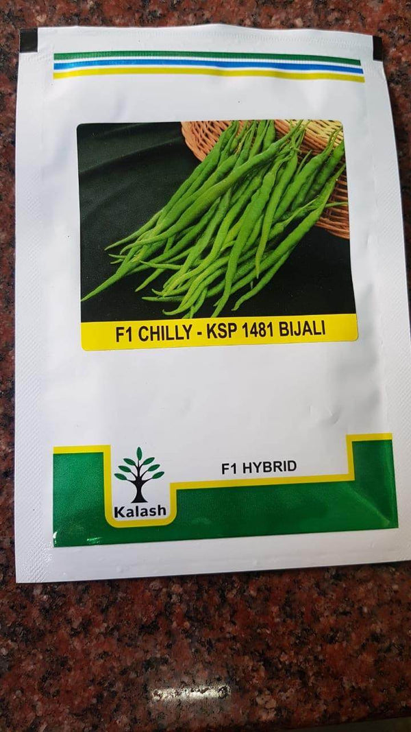 KSP 1481 F1 Hybrid Hot Pepper/Chilli (Kalash Seeds) - Farmers Stop