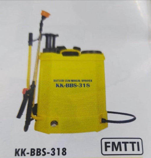 Knapsack Sprayer (Manual Cum Battery) 18 L KK-BBS-318 (KisanKraft®) - Farmers Stop