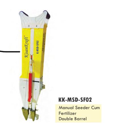 Seeder Single Barrel (Manual) KK-MSD-S01 (KisanKraft®) - Farmers Stop