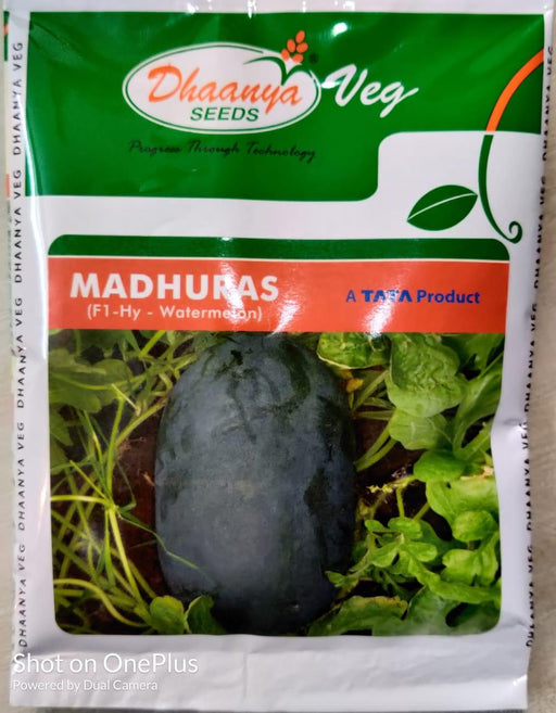 Madhuras F1 Hybrid Icebox type Watermelon (Dhanya Seeds - A TATA Product) - Farmers Stop