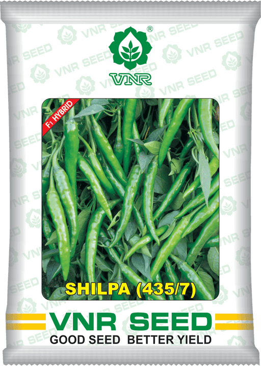 Shilpa (435/7) F1 Hybrid Chilli (VNR Seed's) - Farmers Stop